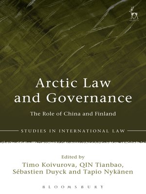 cover image of Arctic Law and Governance